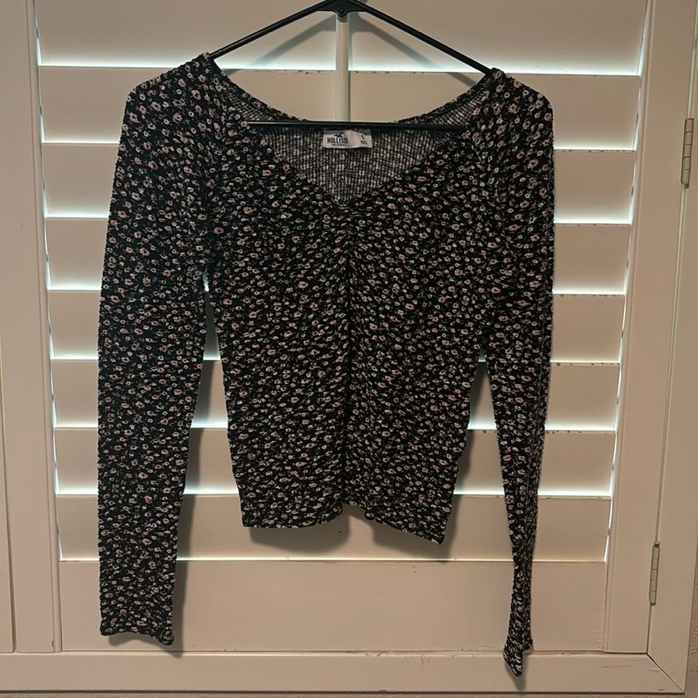 Black Floral Shirt
